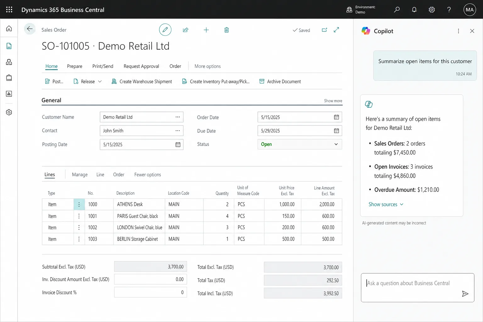 Microsoft Copilot product screen