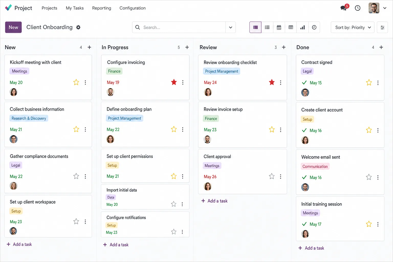 Odoo Services product screen