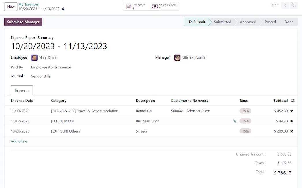 Consolidated financial reporting in one view.